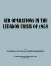 Air Operations in the Lebanon Crisis of 1958 cover