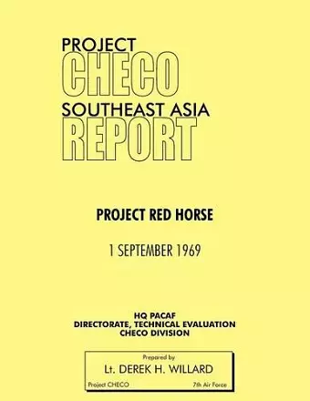 Project CHECO Southeast Asia Study cover