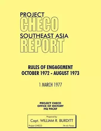 Project CHECO Southeast Asia Study cover