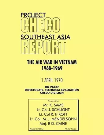 Project CHECO Southeast Asia Study cover