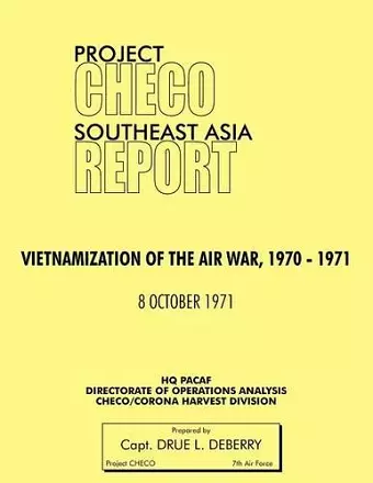 Project CHECO Southeast Asia Study cover