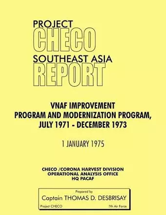 Project CHECO Southeast Asia Study cover