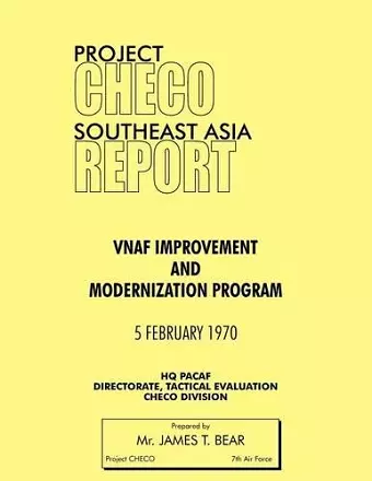 Project CHECO Southeast Asia Study cover