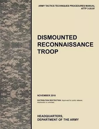 Dismounted Recconnaisance Troop cover