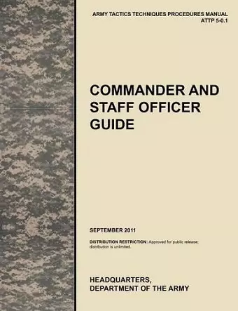 Commander and Staff Officer Guide cover