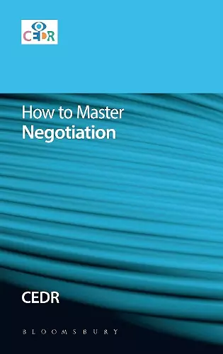 How to Master Negotiation cover