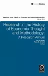 Research in the History of Economic Thought and Methodology cover