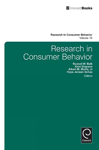 Research in Consumer Behavior cover