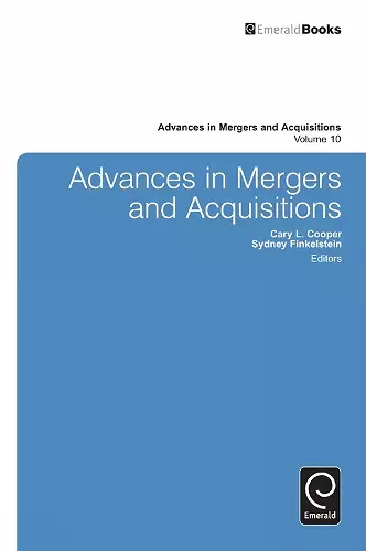 Advances in Mergers and Acquisitions cover