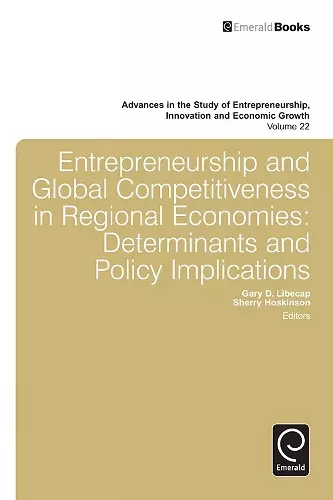 Entrepreneurship and Global Competitiveness in Regional Economies cover