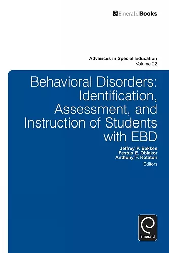 Behavioral Disorders cover