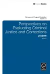 Perspectives On Evaluating Criminal Justice and Corrections cover