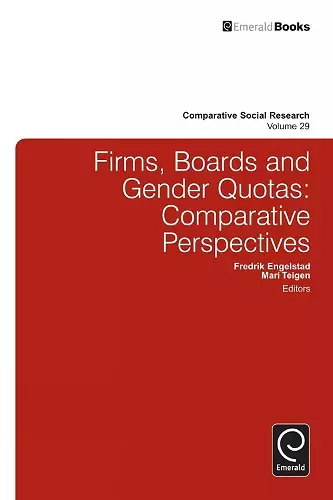 Firms, Boards and Gender Quotas cover