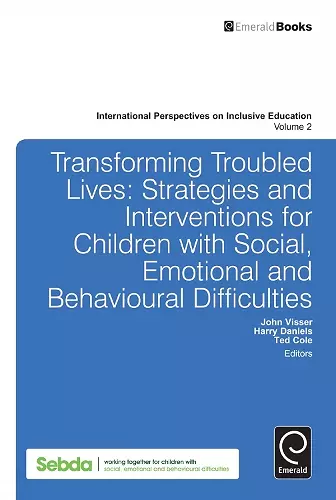 Transforming Troubled Lives cover