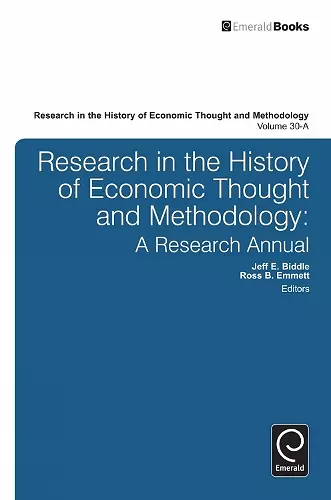 Research in the History of Economic Thought and Methodology cover