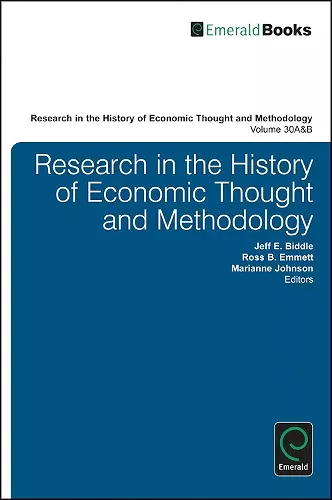 Research in the History of Economic Thought and Methodology cover