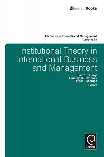 Institutional Theory in International Business cover