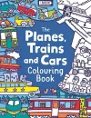 The Planes, Trains And Cars Colouring Book cover