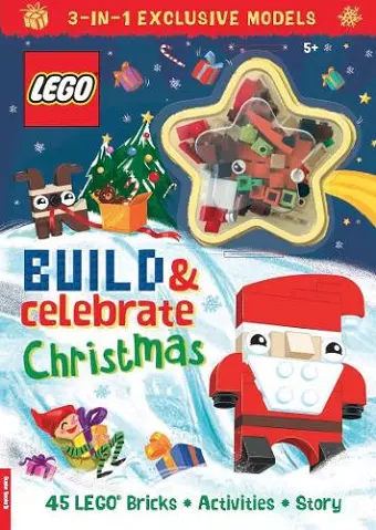 LEGO® Books: Build & Celebrate Christmas (includes 45 bricks) cover