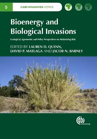 Bioenergy and Biological Invasions cover