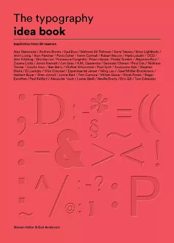 The Typography Idea Book cover