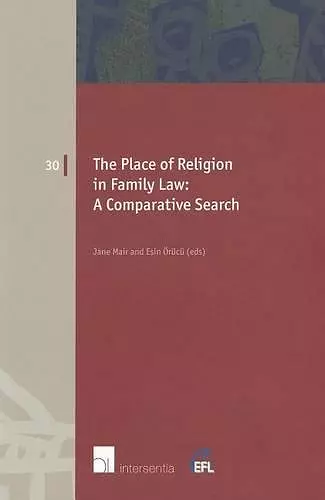 The Place of Religion in Family Law: A Comparative Search cover