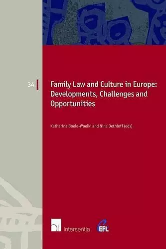 Family Law and Culture in Europe cover