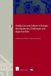 Family Law and Culture in Europe cover