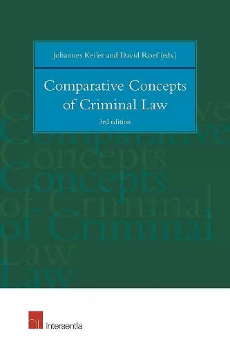 Comparative Concepts of Criminal Law cover