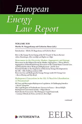 European Energy Law Report XIII cover