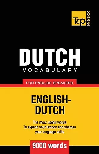 Dutch Vocabulary for English Speakers - 9000 Words cover