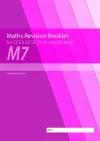 Maths Revision Booklet M7 for CCEA GCSE 2-tier Specification cover