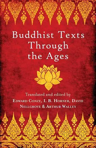 Buddhist Texts Through the Ages cover