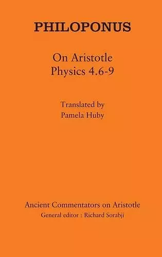 Philoponus: On Aristotle Physics 4.6-9 cover