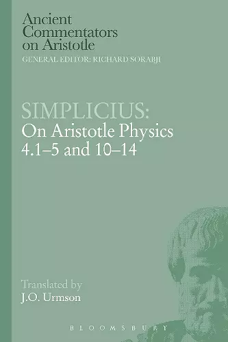 Simplicius: On Aristotle Physics 4.1-5 and 10-14 cover
