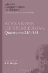 Alexander of Aphrodisias: Quaestiones 2.16-3.15 cover