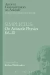 Simplicius: On Aristotle Physics 8.6-10 cover