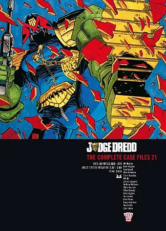 Judge Dredd: The Complete Case Files 21 cover