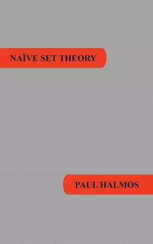 Naive Set Theory cover