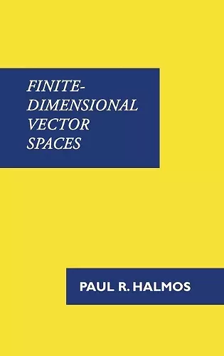 Finite-Dimensional Vector Spaces cover