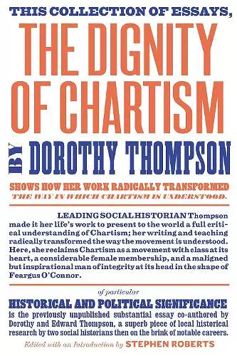 The Dignity of Chartism cover