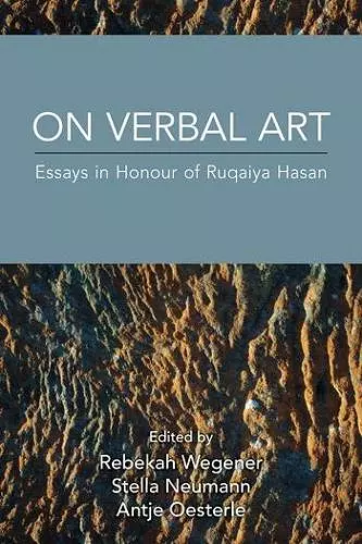 On Verbal Art cover