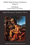 English Renaissance Translation Theory cover