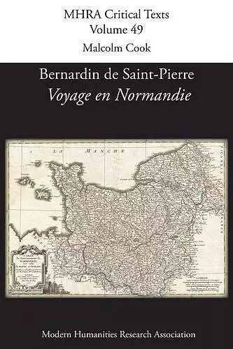 Bernardin de St Pierre, 'Voyage en Normandie' cover