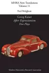 Georg Kaiser, 'After Expressionism. Five Plays' cover