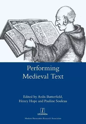 Performing Medieval Text cover