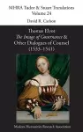 Thomas Elyot, 'The Image of Governance' and Other Dialogues of Counsel (1533-1541) cover