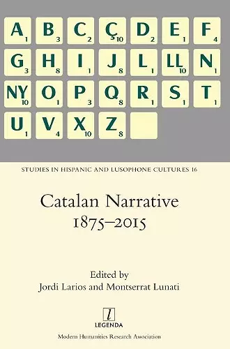 Catalan Narrative 1875-2015 cover