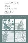Slavonic & East European Review (99 cover