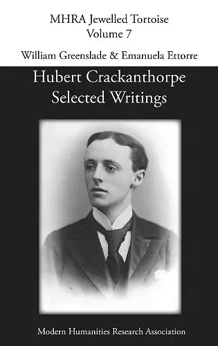 Hubert Crackanthorpe cover